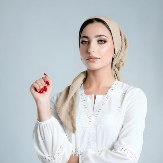 Spanish Turban Cotton Crinkle