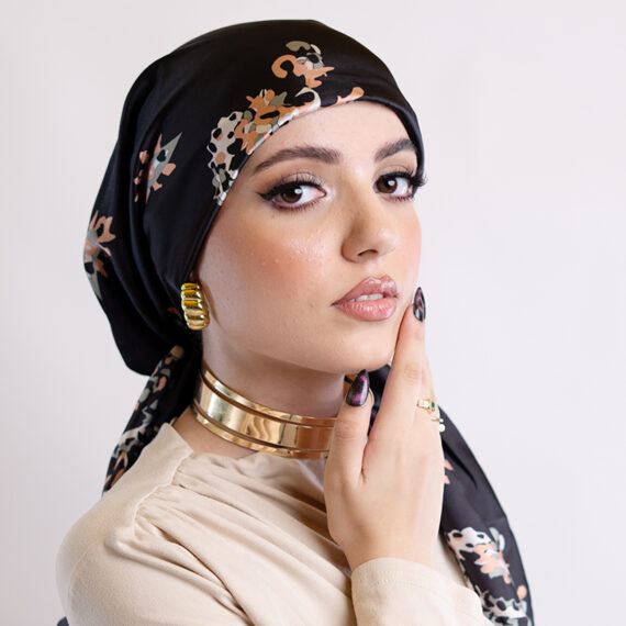 Spanish Turban Printed Stan -flowery