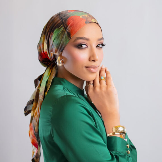 Spanish Turban Printed Stan – Sunset