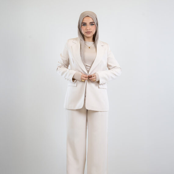 Formal Suit – Full Sleeve Beige