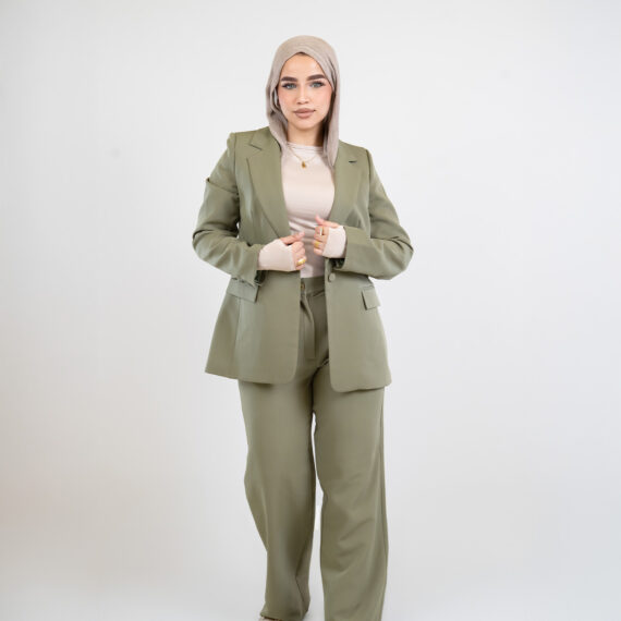 Formal Suit – Full Sleeve Olive