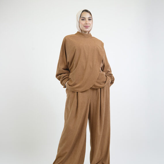 Velvet Croisé Set One size - Ash Brown