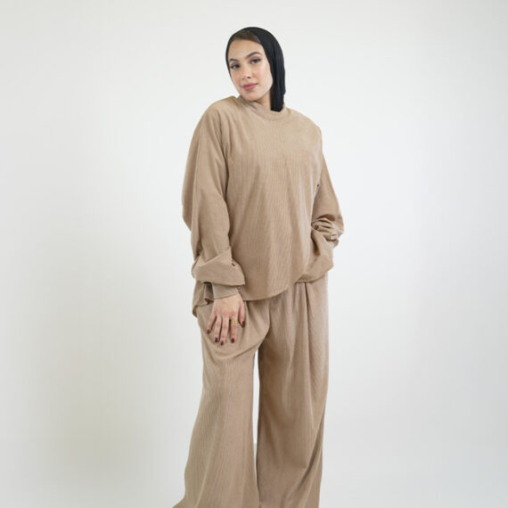 Velvet Croisé Set One size - Beige