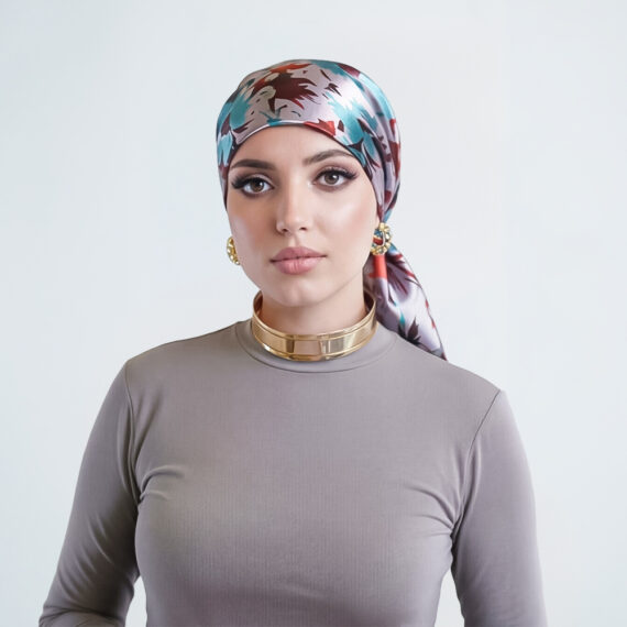 Spanish Turban Printed - Floral Splash